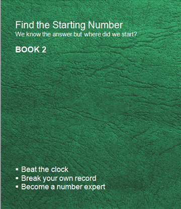 Find the starting number Book 2
