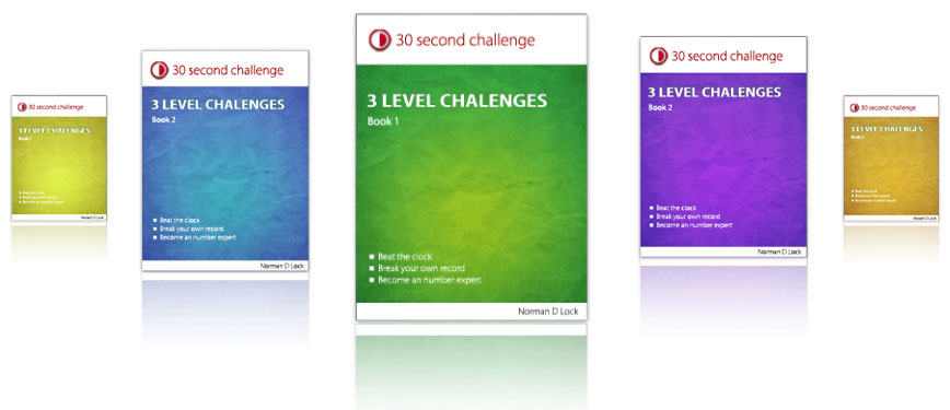 3 Level Challenge Books